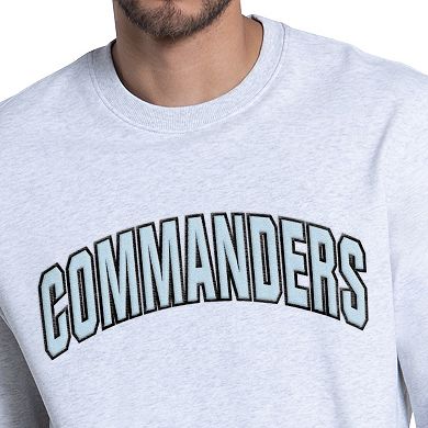 Men's Starter Ash Washington Commanders Faceoff Fleece Sweatshirt