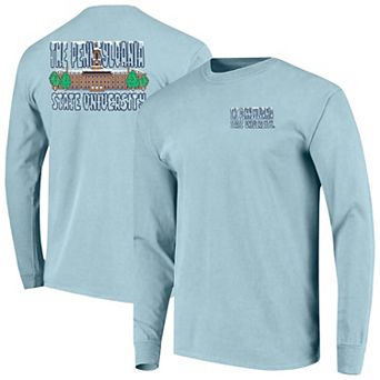 Men's Image One Light Blue Penn State Nittany Lions Frosted Dreams Comfort Colors Long Sleeve T-Shirt