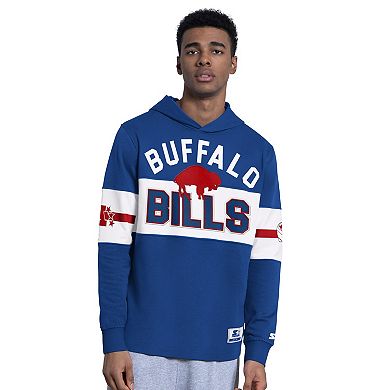 Men's Starter Royal Buffalo Bills Fullback Jersey Hoodie