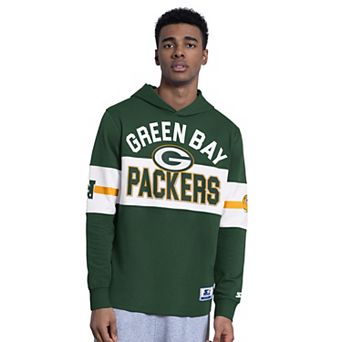 Men's Starter Green Green Bay Packers Fullback Jersey Hoodie