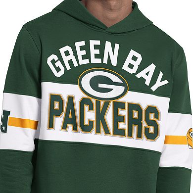 Men's Starter Green Green Bay Packers Fullback Jersey Hoodie