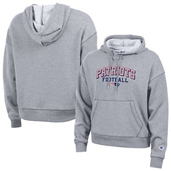 Women's Champion Gray New England Patriots Triumph Tri-Blend Hoodie