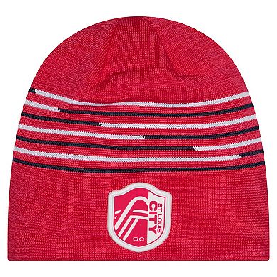 Men's New Era Red St. Louis CITY SC 2026 Kickoff Knit Beanie