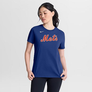 Women's Nike Royal New York Mets Wordmark T-Shirt