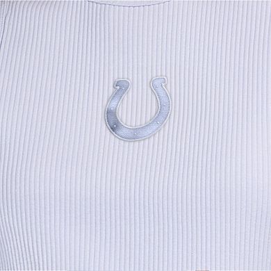 Women's Starter Pastel Blue Indianapolis Colts Travel Pastels Cropped Tank