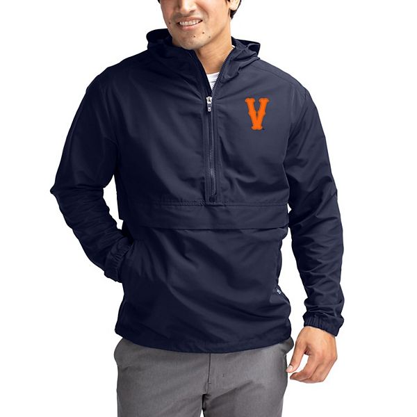 Men's Cutter & Buck Navy Virginia Cavaliers Charter Eco Recycled