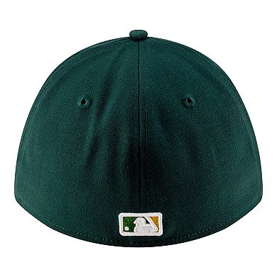 Men's New Era Green Athletics Player Replica 39THIRTY M-Crown Flex Hat