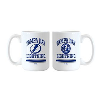 Logo Brands Tampa Bay Lightning 15oz. Current & Throwback Mug Set