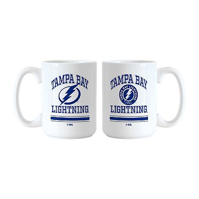 Logo Brands Tampa Bay Lightning 15oz. Current & Throwback Mug Set