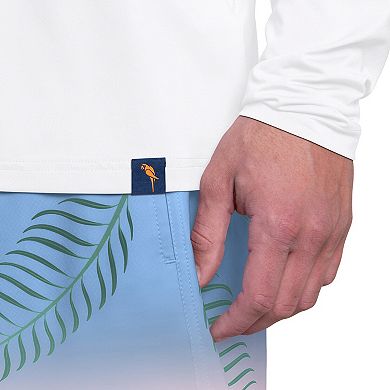 Men's Margaritaville White Philadelphia Eagles Life's A Beach Long Sleeve Rashguard