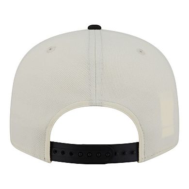 Men's New Era White/Black Los Angeles Kings Injection Localized Two-Tone 9FIFTY Snapback Hat