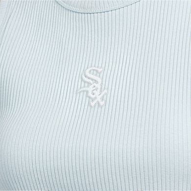 Women's Starter Mint Chicago White Sox Pastels Ribbed Tank Top