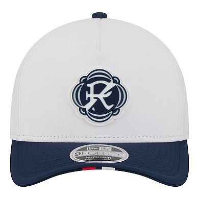 Men's New Era White New England Revolution 2026 MLS Kick Off 9FORTY M-Crown A-Frame Adjustable Hat