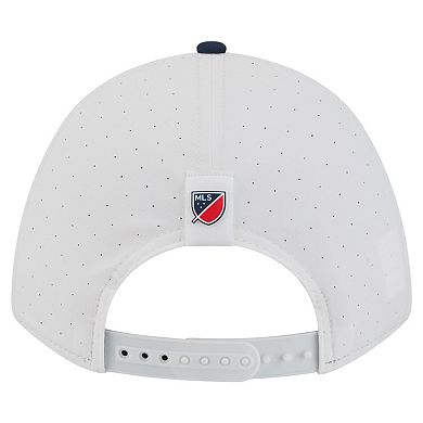 Men's New Era White New England Revolution 2026 MLS Kick Off 9FORTY M-Crown A-Frame Adjustable Hat