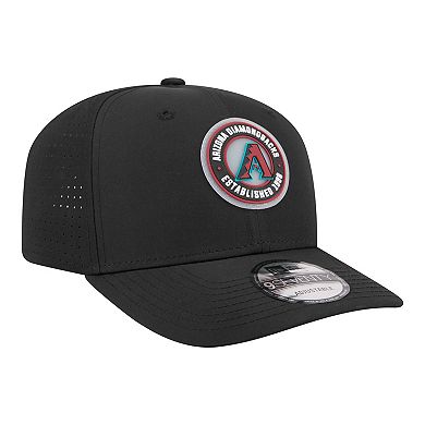 Men's New Era Black Arizona Diamondbacks Circle 9SEVENTY Adjustable Hat