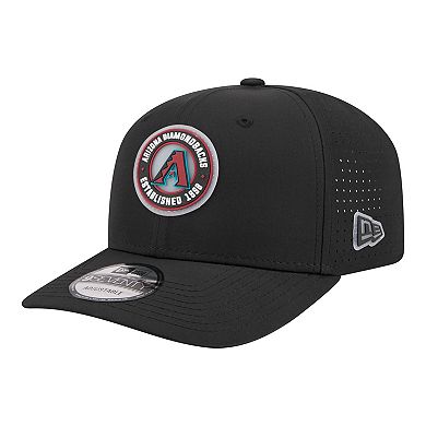 Men's New Era Black Arizona Diamondbacks Circle 9SEVENTY Adjustable Hat