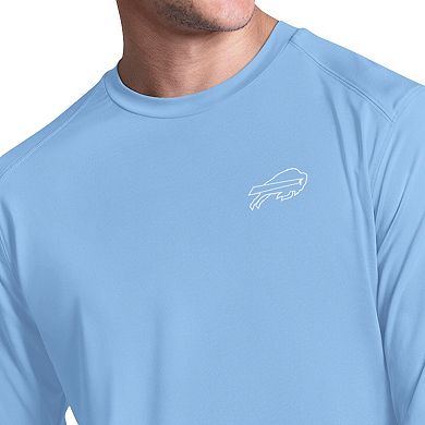 Men's Margaritaville Light Blue Buffalo Bills Life's A Beach Long Sleeve Rashguard