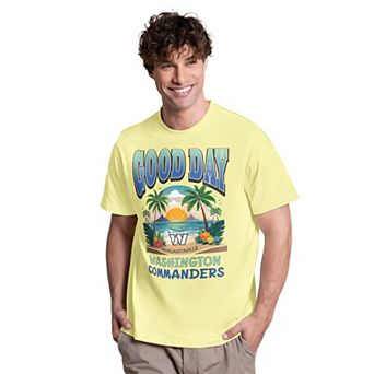 Men's Margaritaville Yellow Washington Commanders Good Day T-Shirt