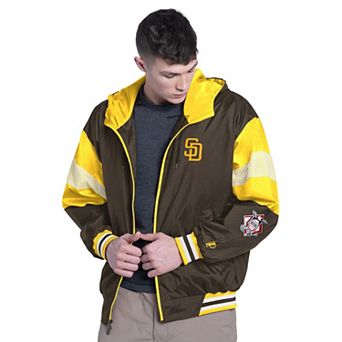 Men's Pro Player Brown/Gold San Diego Padres Legacy Lightweight Full-Zip Jacket
