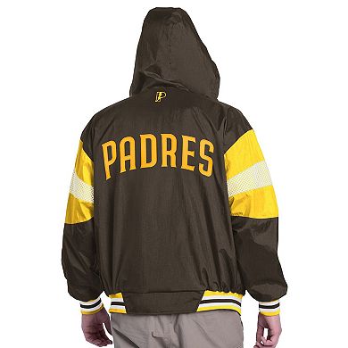 Men's Pro Player Brown/Gold San Diego Padres Legacy Lightweight Full-Zip Jacket