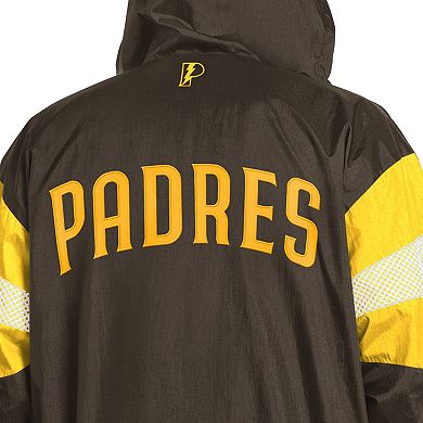 Men's Pro Player Brown/Gold San Diego Padres Legacy Lightweight Full-Zip Jacket