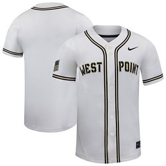 Men's Nike White Army Black Knights Replica Baseball Jersey