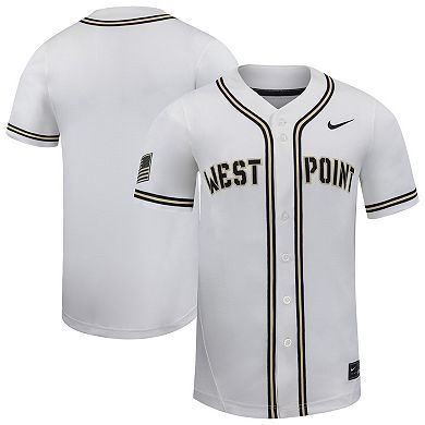 Men's Nike White Army Black Knights Replica Baseball Jersey