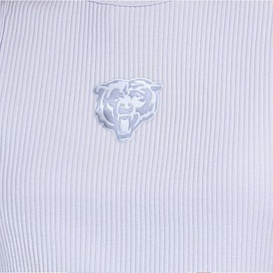 Women's Starter Pastel Blue Chicago Bears Travel Pastels Cropped Tank