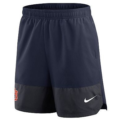 Men's Nike Navy Auburn Tigers 2025 Sideline Dri-FIT Shorts