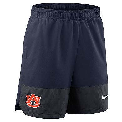 Men's Nike Navy Auburn Tigers 2025 Sideline Dri-FIT Shorts