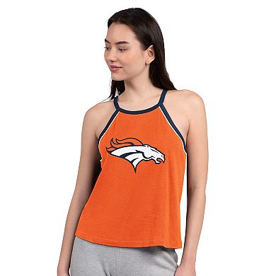 Women's G-III 4Her by Carl Banks Orange Denver Broncos Redemption Win Slub Tank Top