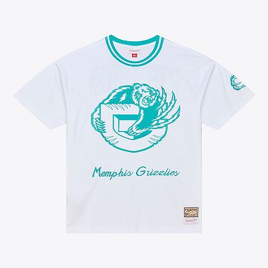 Men's Mitchell & Ness White Memphis Grizzlies Arctic T-Shirt