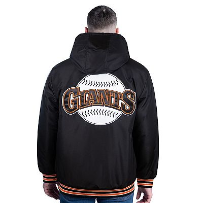 Men's Starter Black San Francisco Giants Pro Polyfilled Full-Zip