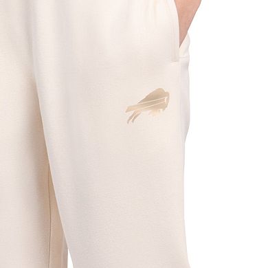Women's Starter Cream Buffalo Bills Pastel High Waisted Travel Fleece Pants