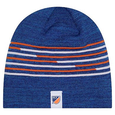 Men's New Era Blue FC Cincinnati 2026 Kickoff Knit Hat