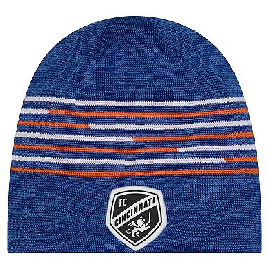 Men's New Era Blue FC Cincinnati 2026 Kickoff Knit Hat