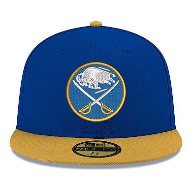 Men's New Era Royal Buffalo Sabres Core Logo Two-Tone 59FIFTY Fitted Hat