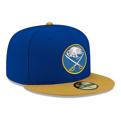 Men's New Era Royal Buffalo Sabres Core Logo Two-Tone 59FIFTY Fitted Hat