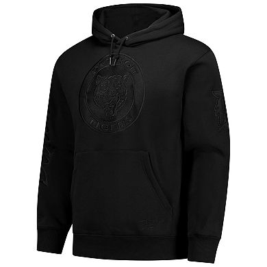 Men's Mitchell & Ness Black Detroit Tigers Phantom Fleece Hoodie