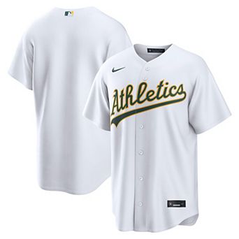 Men's Nike White Athletics Home Replica Jersey