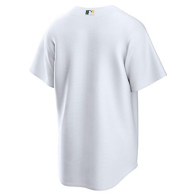 Men's Nike White Athletics Home Replica Jersey