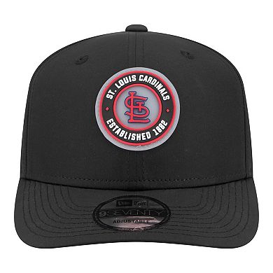 Men's New Era Black St. Louis Cardinals Circle 9SEVENTY Adjustable Hat