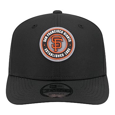Men's New Era Black San Francisco Giants Circle 9SEVENTY Adjustable Hat