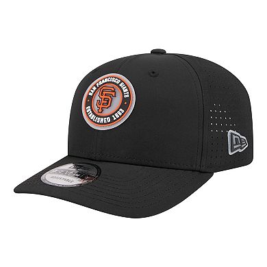 Men's New Era Black San Francisco Giants Circle 9SEVENTY Adjustable Hat