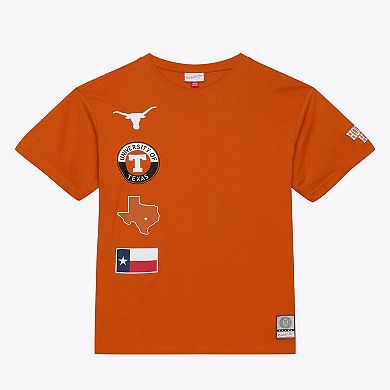 Men's Mitchell & Ness Texas Orange Texas Longhorns Double Clutch Premium T-Shirt