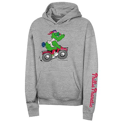 Youth Outerstuff Gray Philadelphia Phillies Iconic Phanatic Hoodie