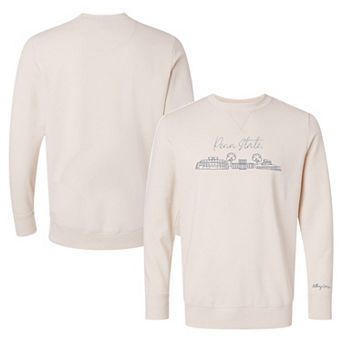 Women's Natural Penn State Nittany Lions Campus Vintage Wash Fleece Sweatshirt