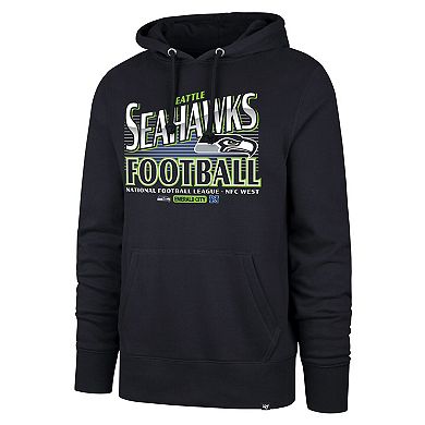Men's '47 College Navy Seattle Seahawks Regional Headline Hoodie