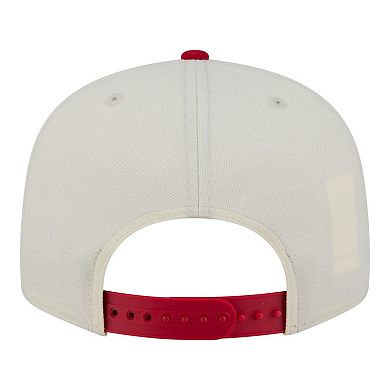 Men's New Era White/Red Detroit Red Wings Injection Localized Two-Tone 9FIFTY Snapback Hat
