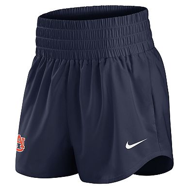 Women's Nike Navy Auburn Tigers Performance One Dri-FIT High-Rise Shorts